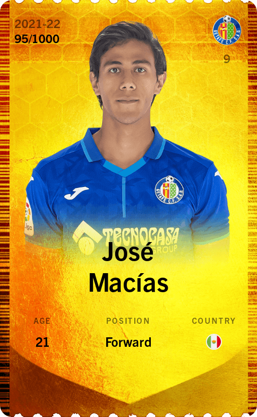 José Macías 2021-22 • Limited 95/1000