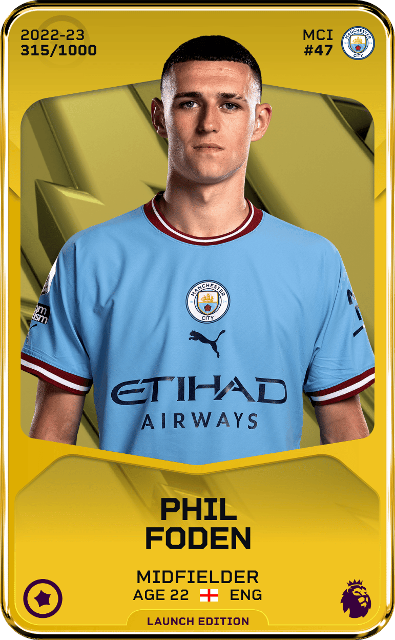 Phil Foden 2022-23 • Limited 315/1000