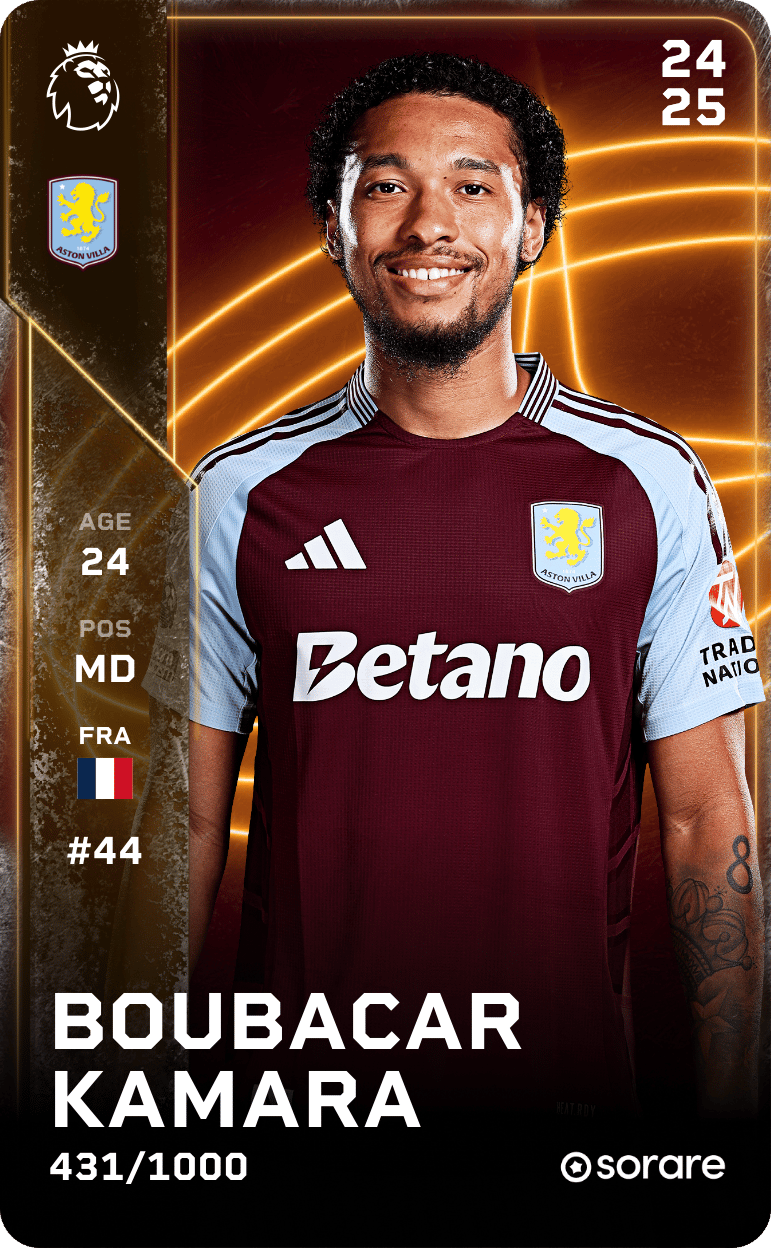 Boubacar Kamara 2024-25 • Limited 431/1000