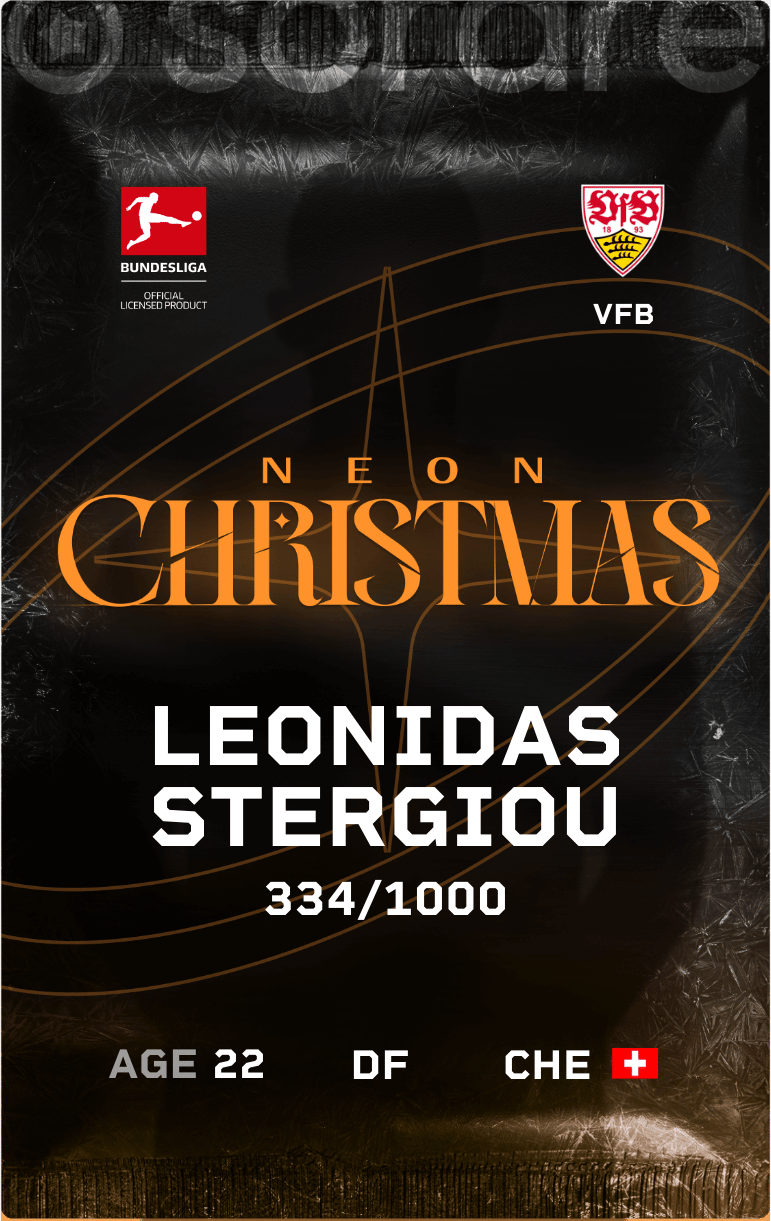 Leonidas Stergiou 2024-25 • Limited 334/1000
