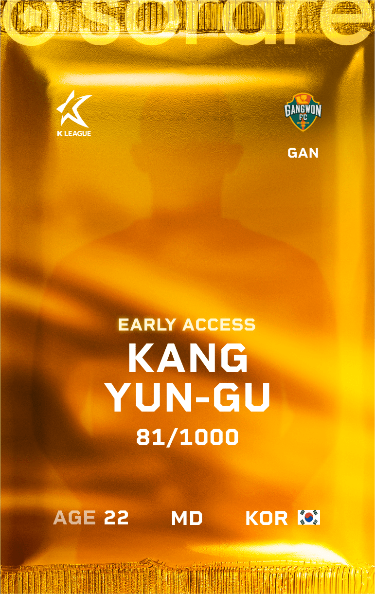 Kang Yun-Gu 2025-26 • Limited 81/1000