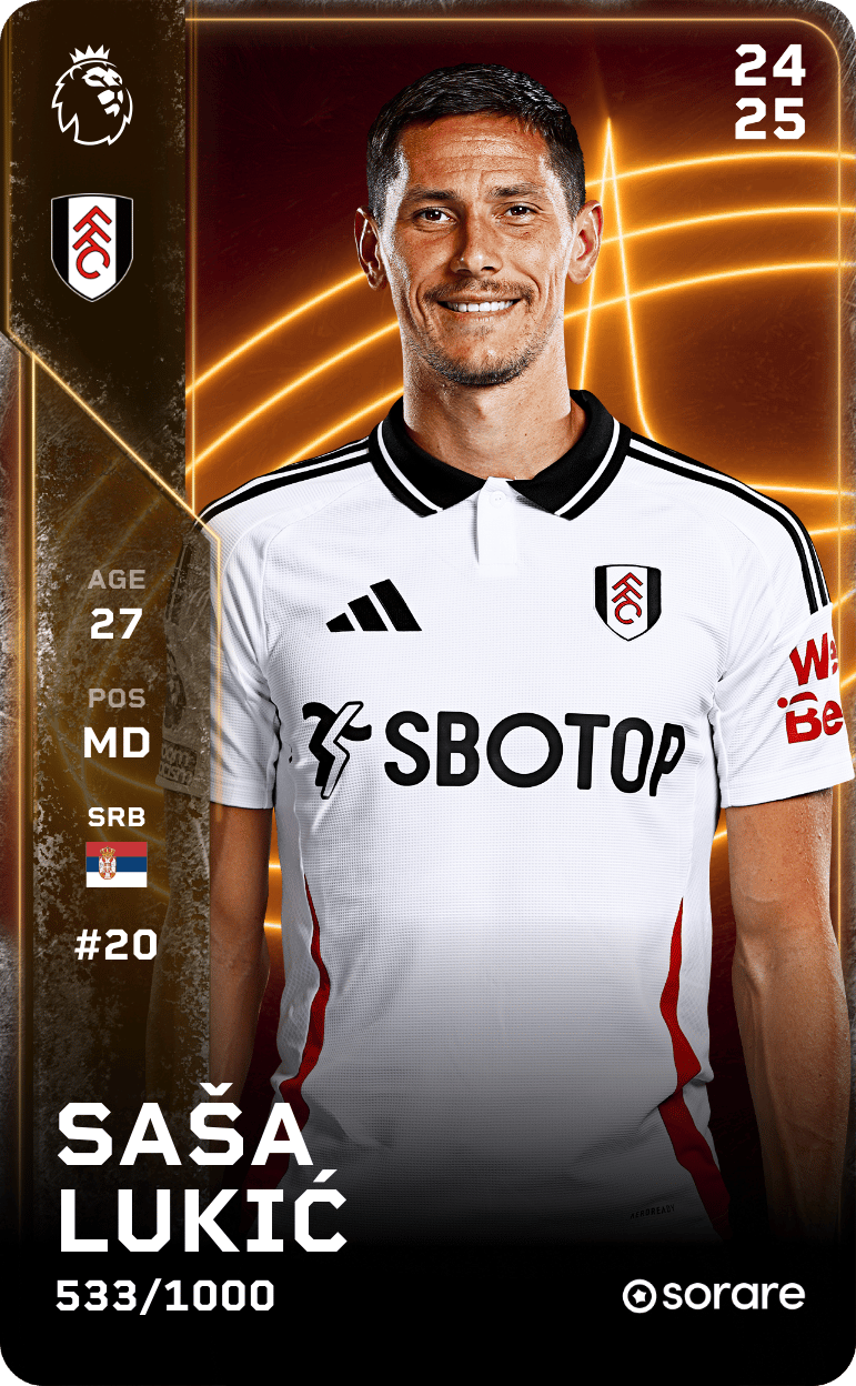 Saša Lukić 2024-25 • Limited 533/1000