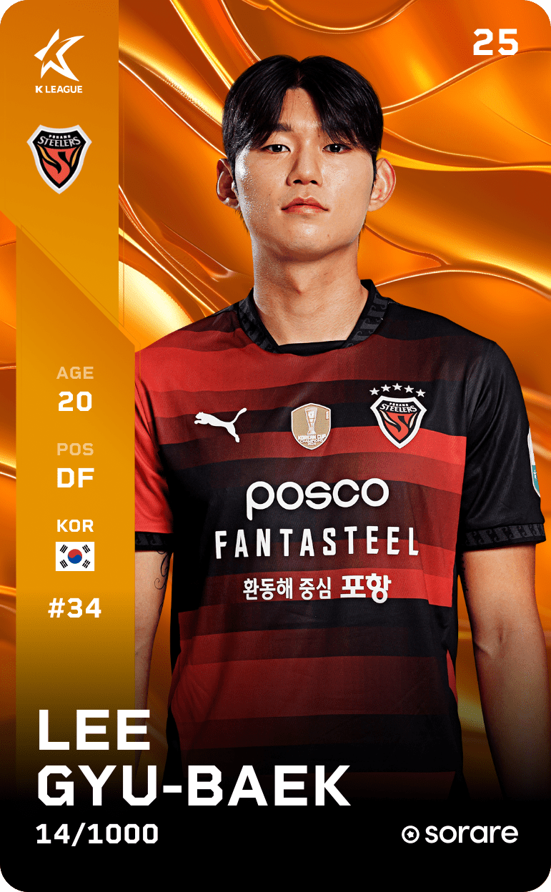Lee Gyu-Baeg 2025-26 • Limited 14/1000