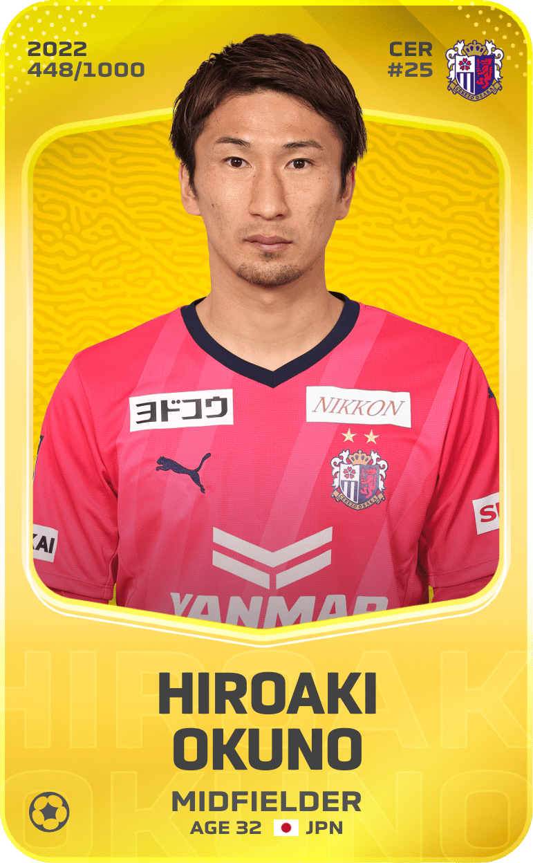 Hiroaki Okuno 2022-23 • Limited 448/1000