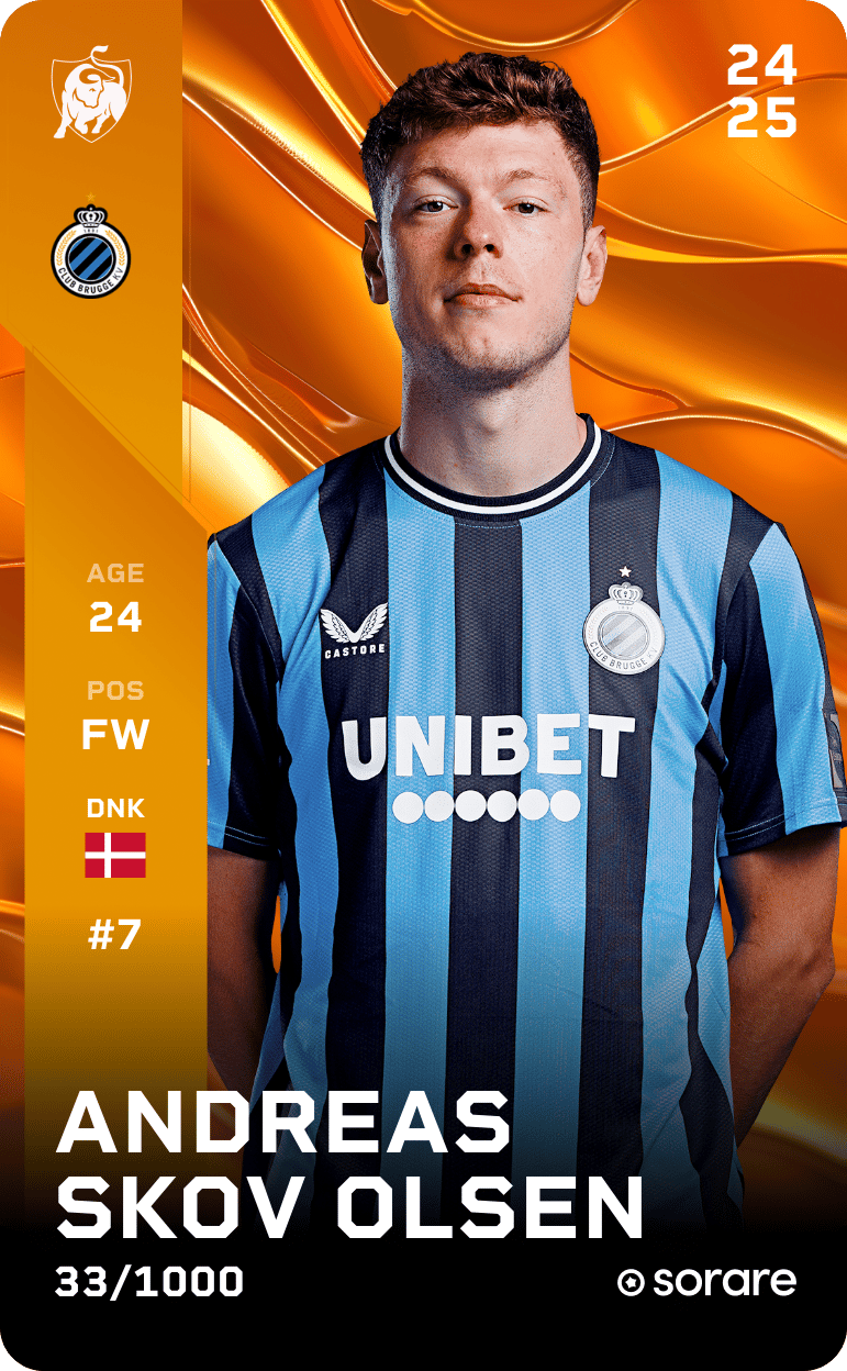 Andreas Skov Olsen 2024-25 • Limited 33/1000