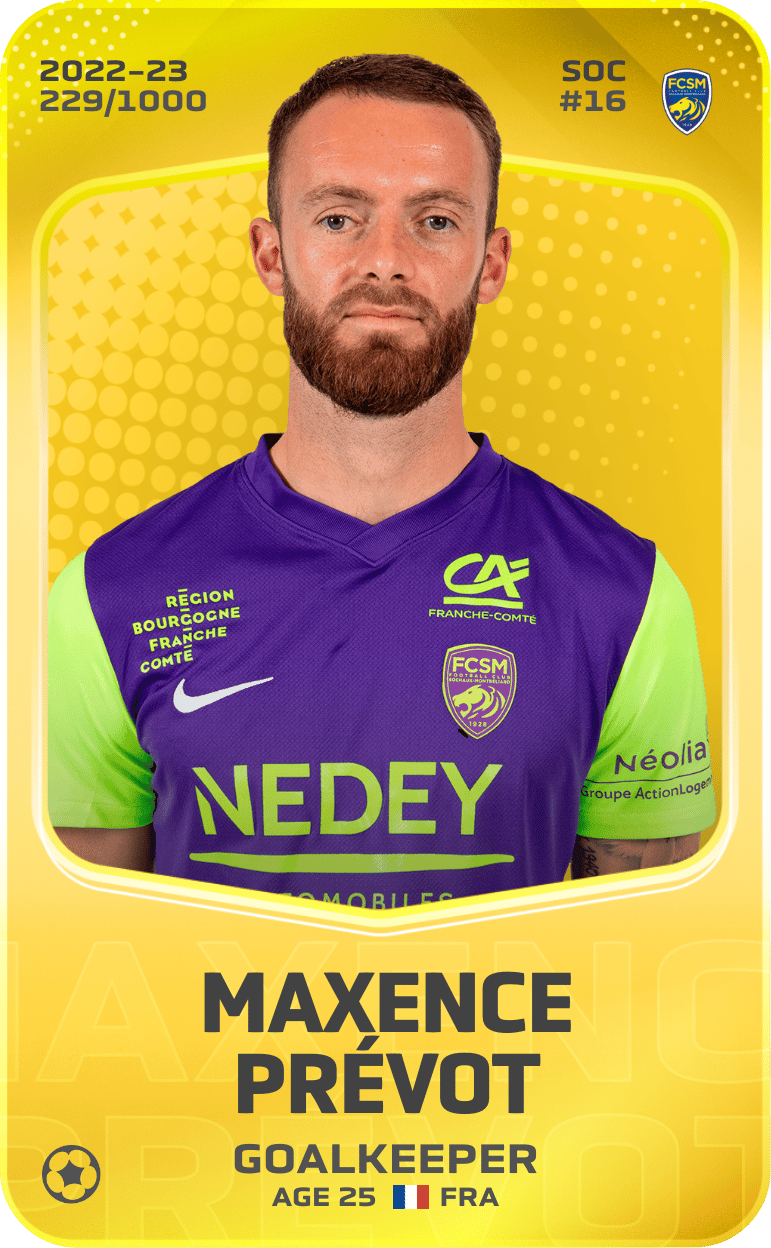 Maxence Prévot 2022-23 • Limited 229/1000