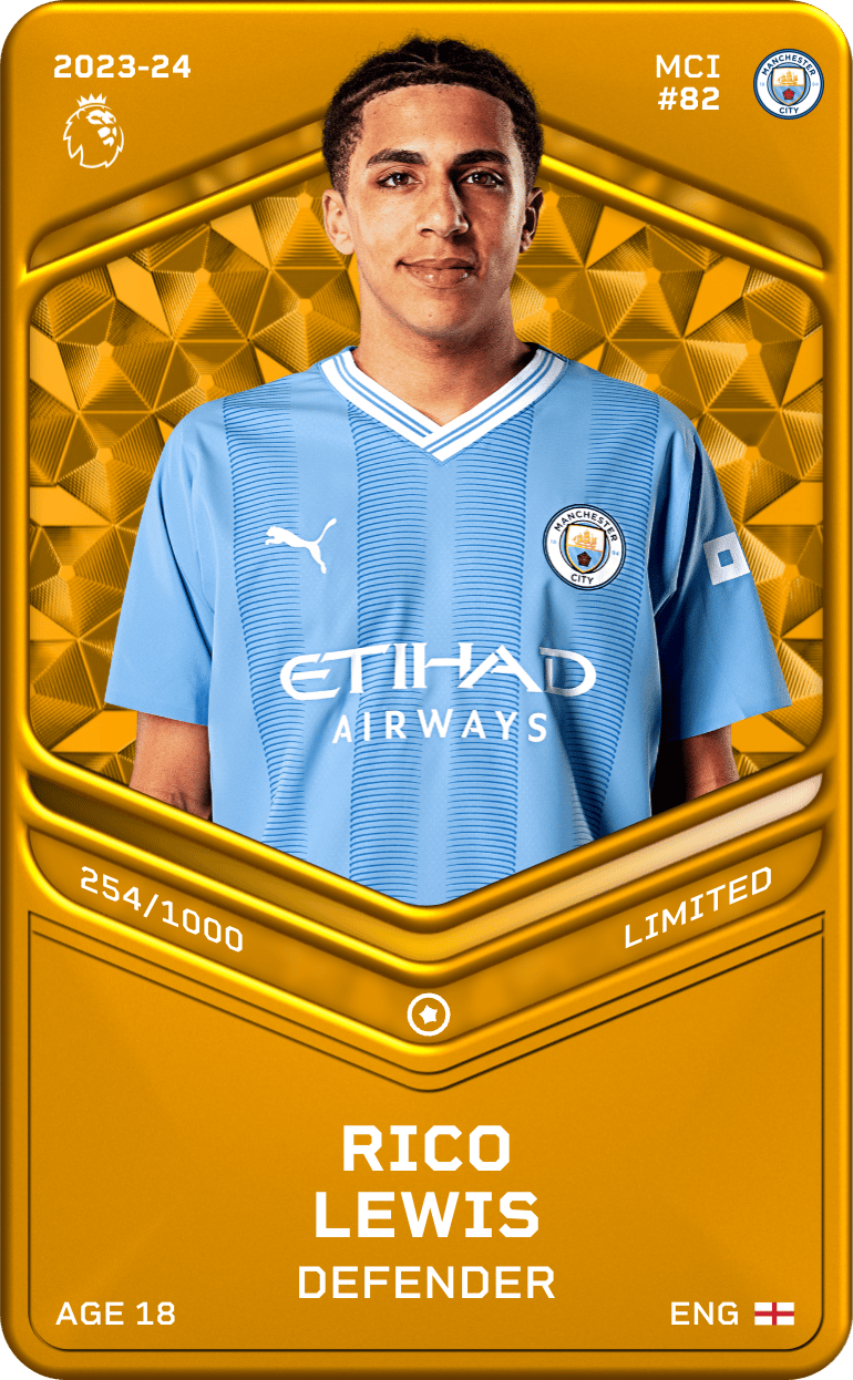 Rico Lewis 2023-24 • Limited 254/1000
