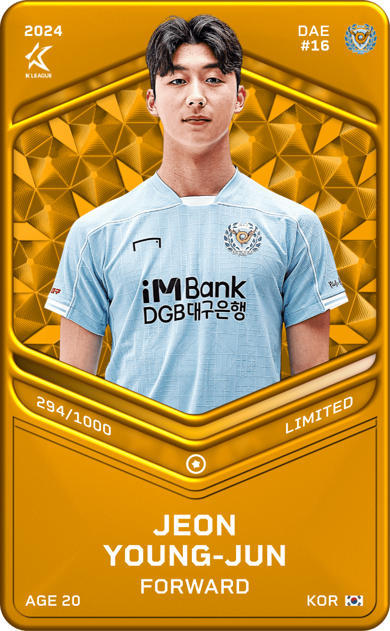 Jeon Yong-Jun 2024-25 • Limited 294/1000