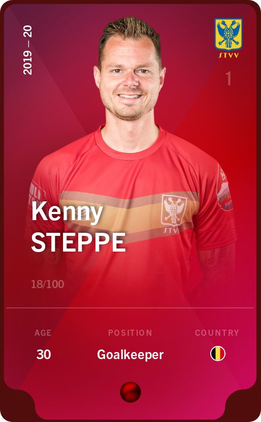 Sorare - Sorare Official - Kenny Steppe 2019-20 • Rare 18/100 - NFT # 58069702760872352657036166707369373337632625825800035287193869655616853268151