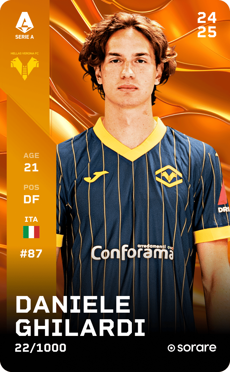 Daniele Ghilardi 2024-25 • Limited 22/1000