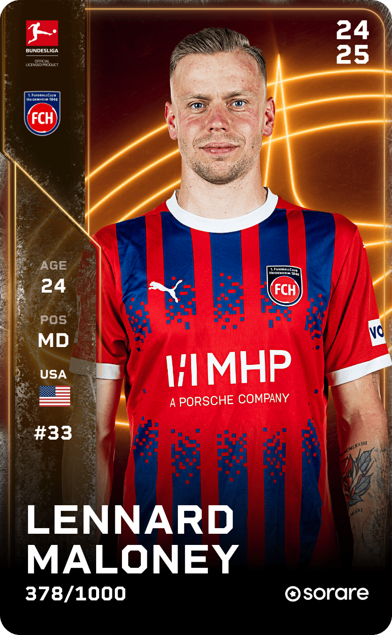 Lennard Maloney 2024-25 • Limited 378/1000