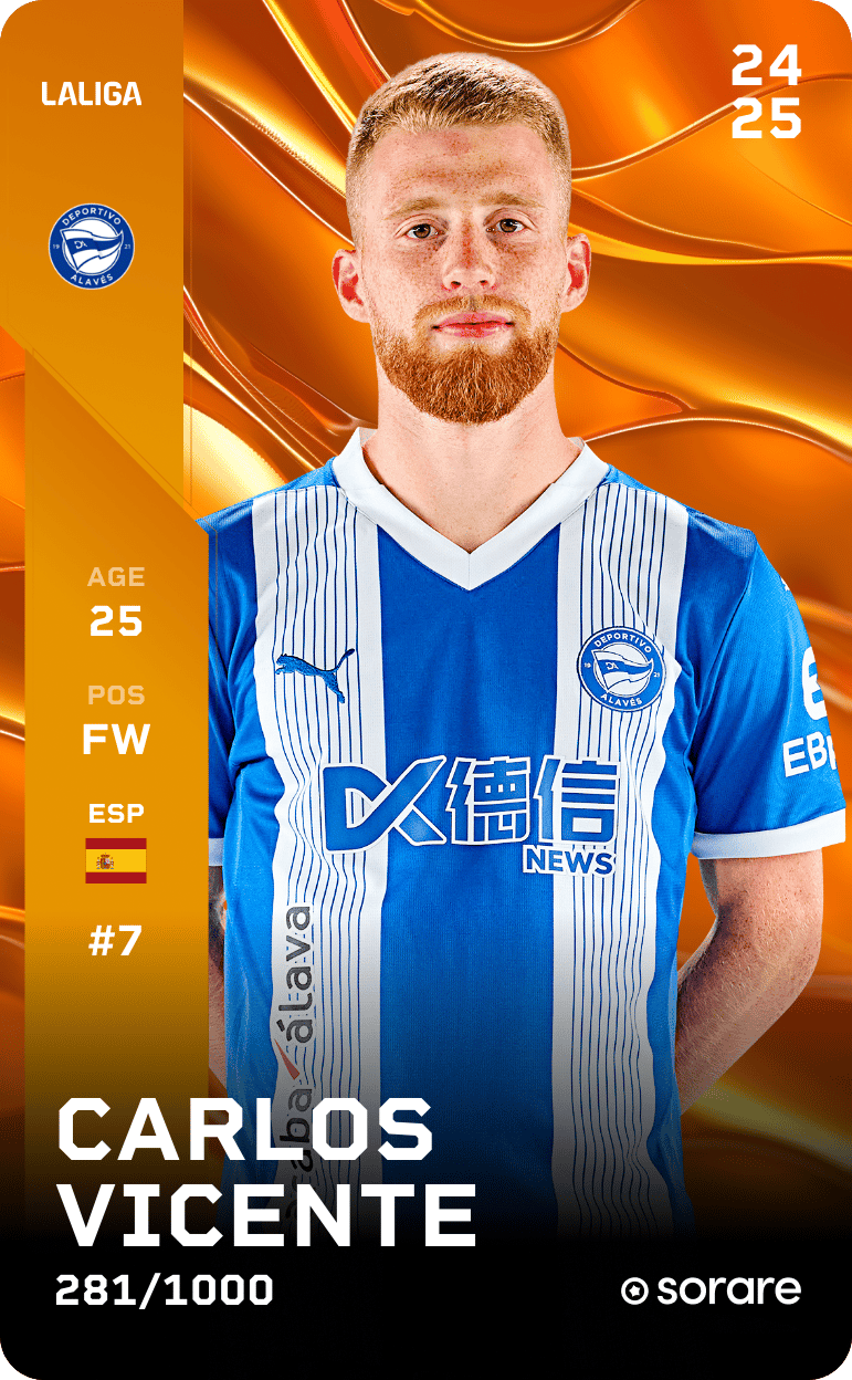 Carlos Vicente 2024-25 • Limited 281/1000