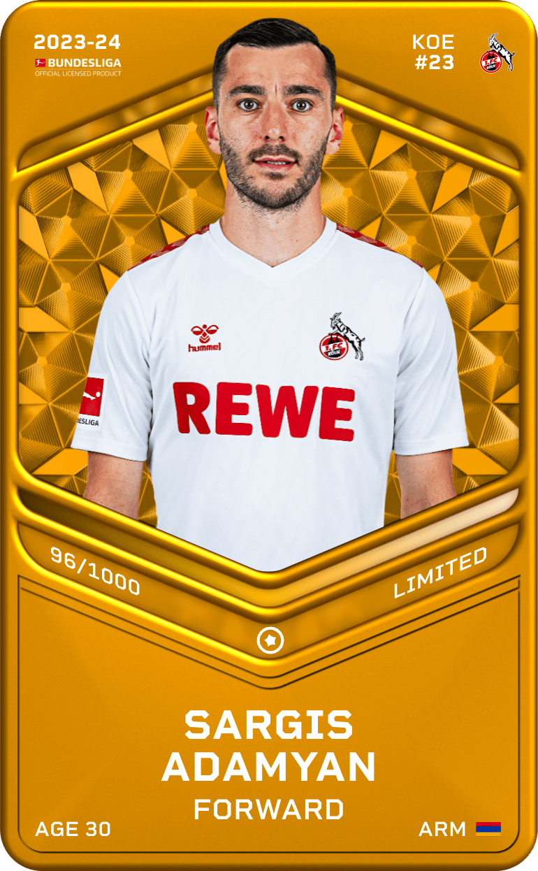 Sargis Adamyan 2023-24 • Limited 96/1000