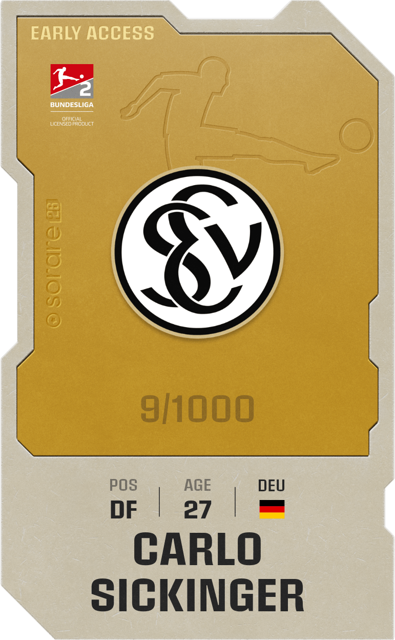 Carlo Sickinger 2025-26 • Limited 9/1000