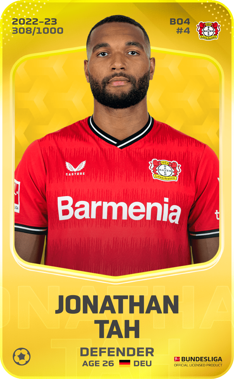 Jonathan Tah 2022-23 • Limited 308/1000
