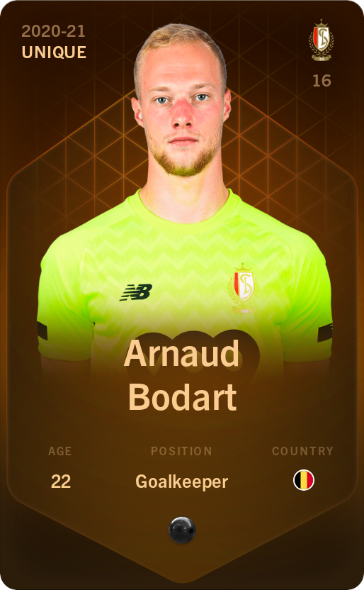 Sorare - Sorare Official - Arnaud Bodart 2020-21 • Unique - NFT # 80467430260822182954154549098092017980568767552103688708795202893408218497906