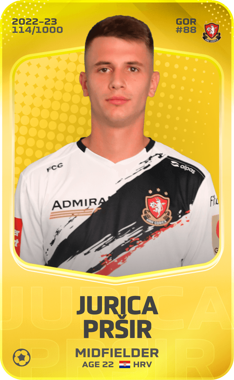 Jurica Pršir 2022-23 • Limited 114/1000