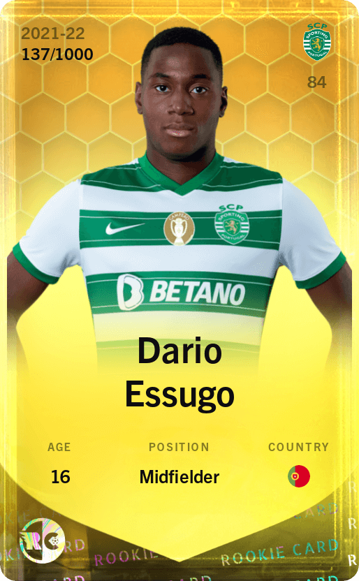 Dario Essugo 2021-22 • Limited 137/1000