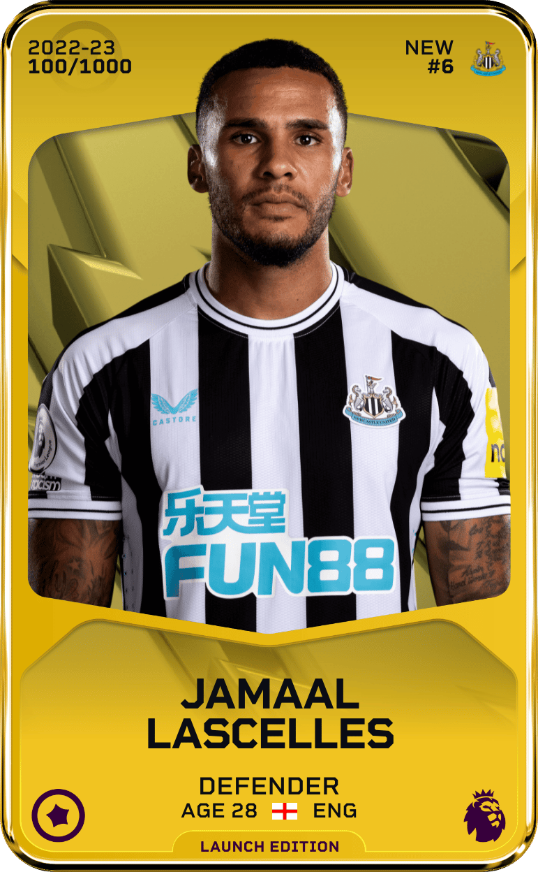 Jamaal Lascelles 2022-23 • Limited 100/1000