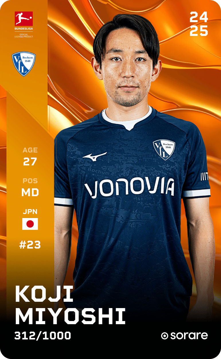 Koji Miyoshi 2024-25 • Limited 312/1000