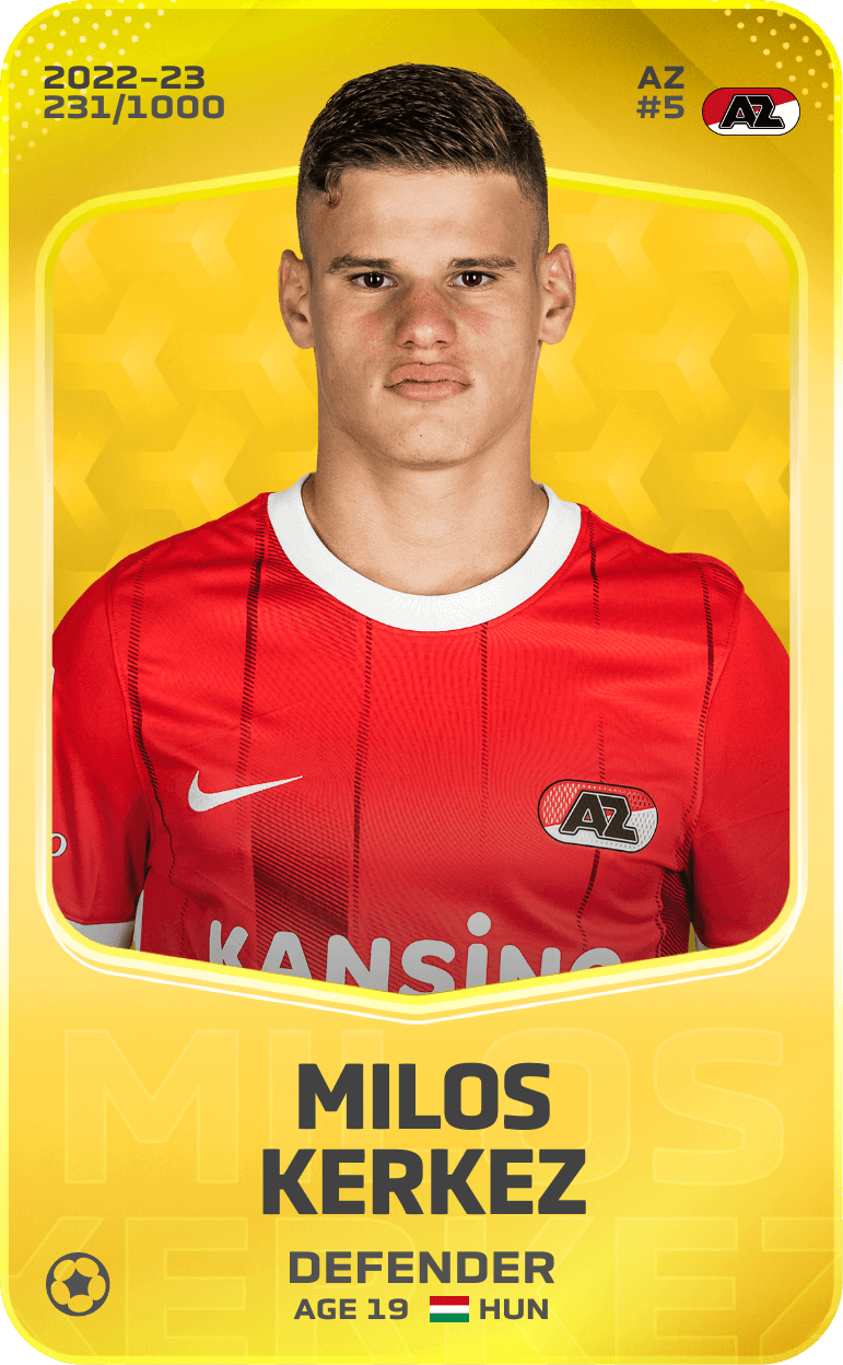 Milos Kerkez 2022-23 • Limited 231/1000