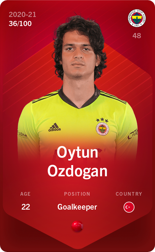 Sorare - Sorare Official - Oytun Ozdogan 2020-21 • Rare 36/100 - NFT # 112801512899118784781848795813086208329678103430977648227070015665583761537512