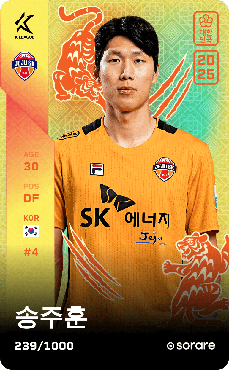 Song Ju-Hun 2025-26 • Limited 239/1000