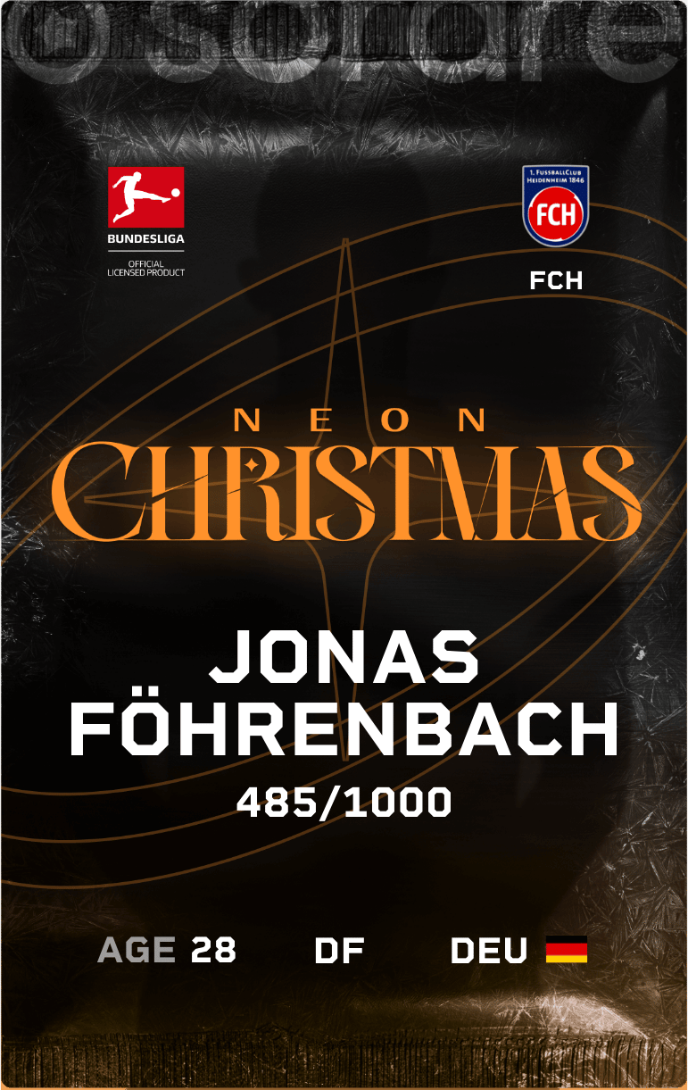 Jonas Föhrenbach 2024-25 • Limited 485/1000