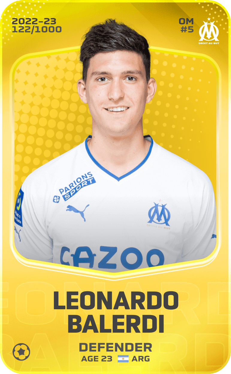 Leonardo Balerdi 2022-23 • Limited 122/1000