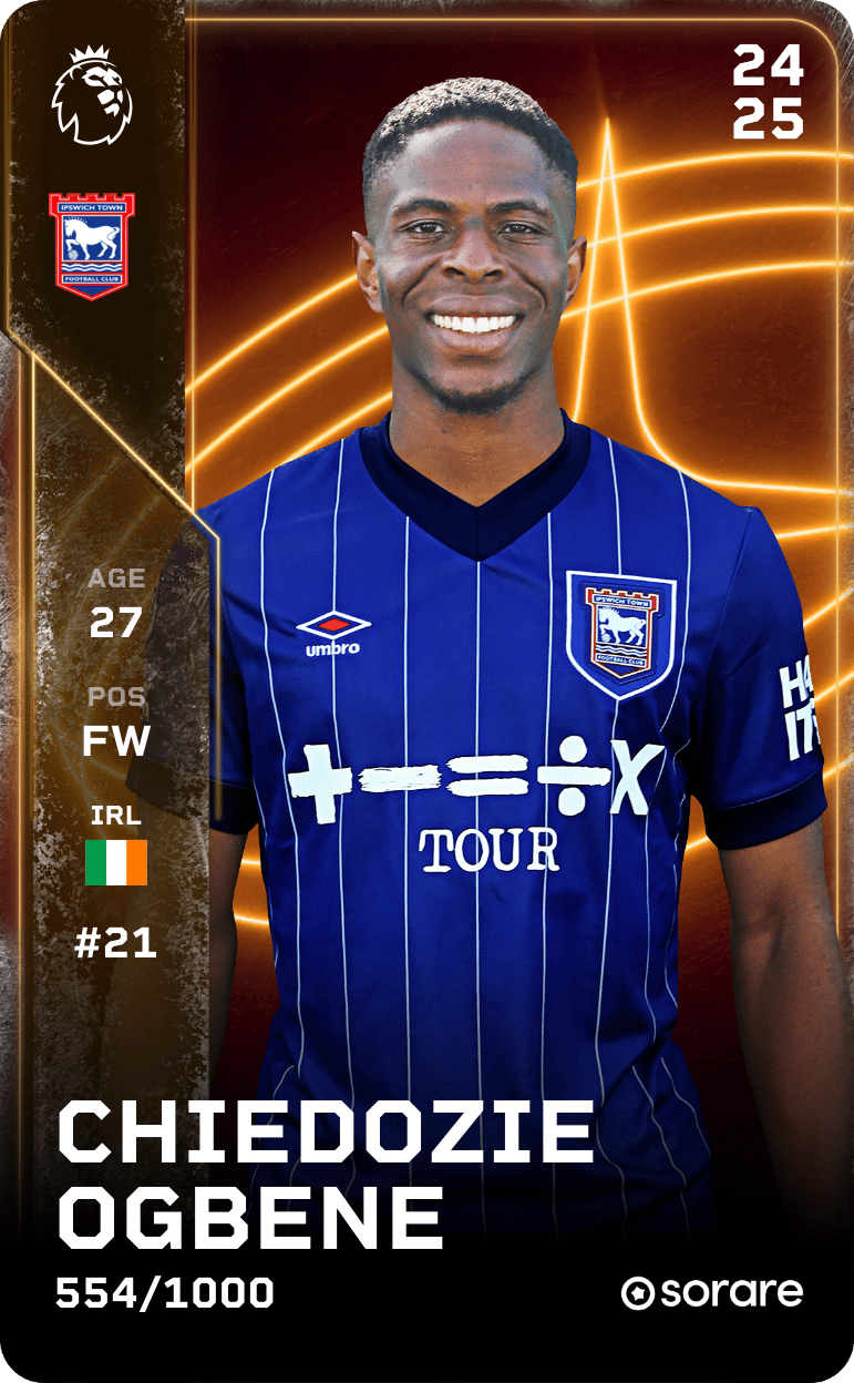 Chiedozie Ogbene 2024-25 • Limited 554/1000