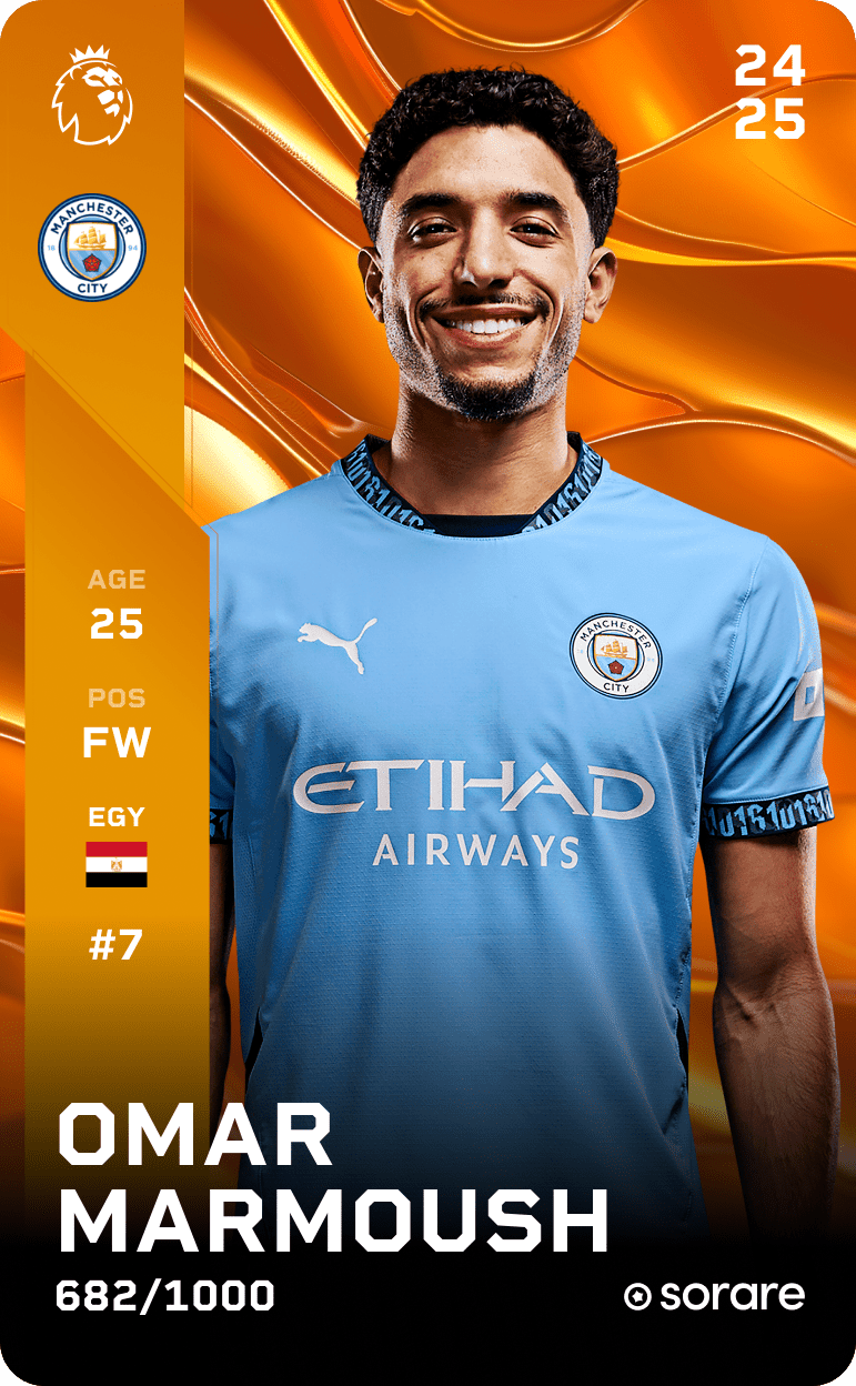Omar Marmoush 2024-25 • Limited 682/1000