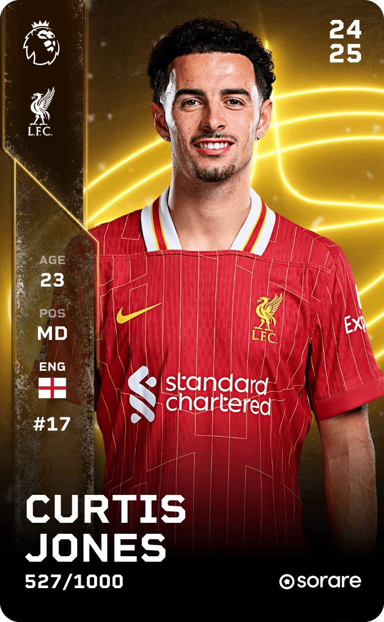 Curtis Jones 2024-25 • Limited 527/1000