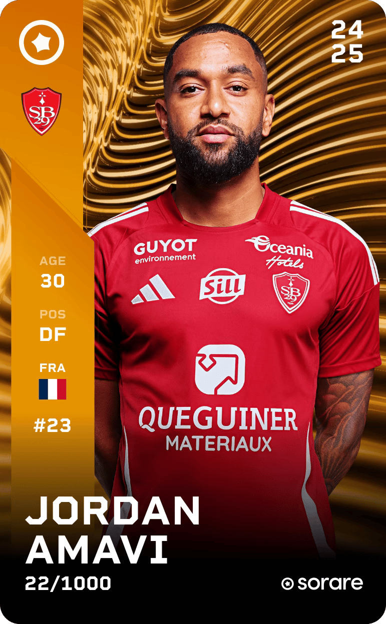 Jordan Amavi 2024-25 • Limited 22/1000
