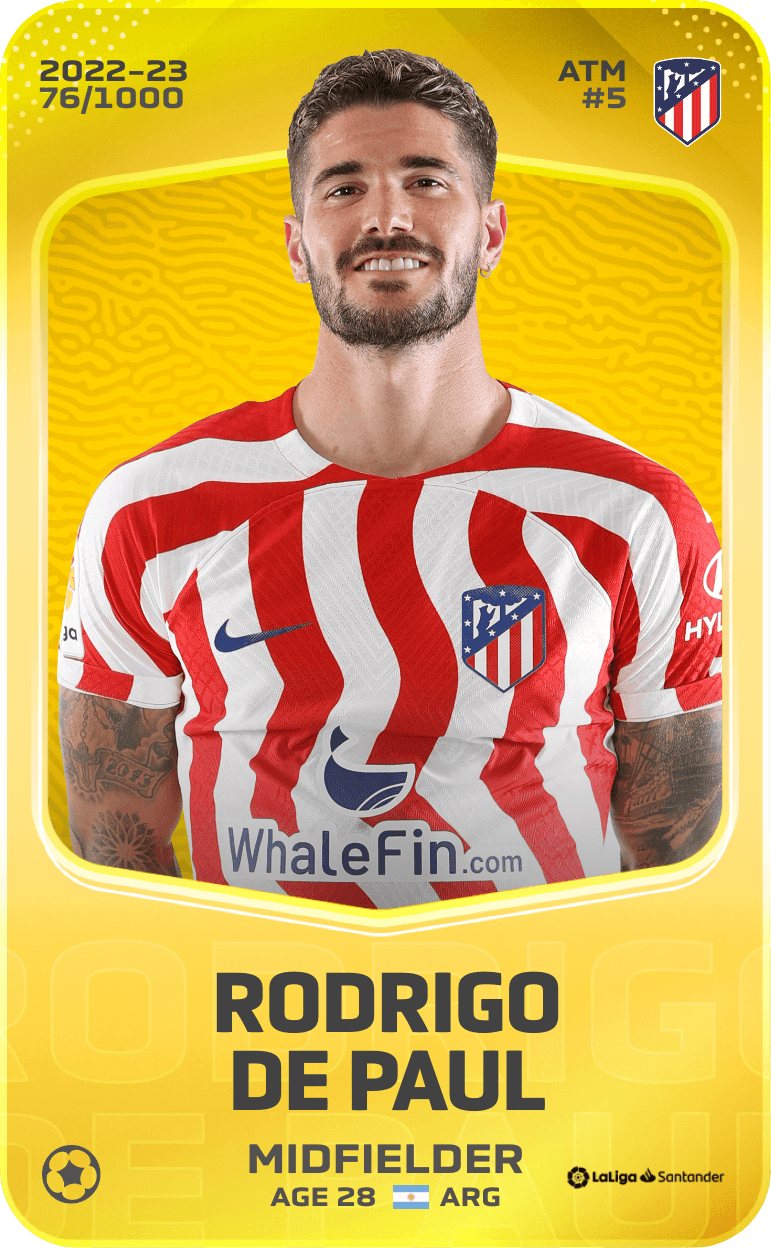 Rodrigo De Paul 2022-23 • Limited 76/1000