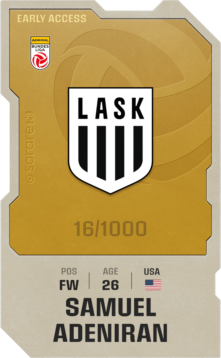Samuel Adeniran 2025-26 • Limited 16/1000