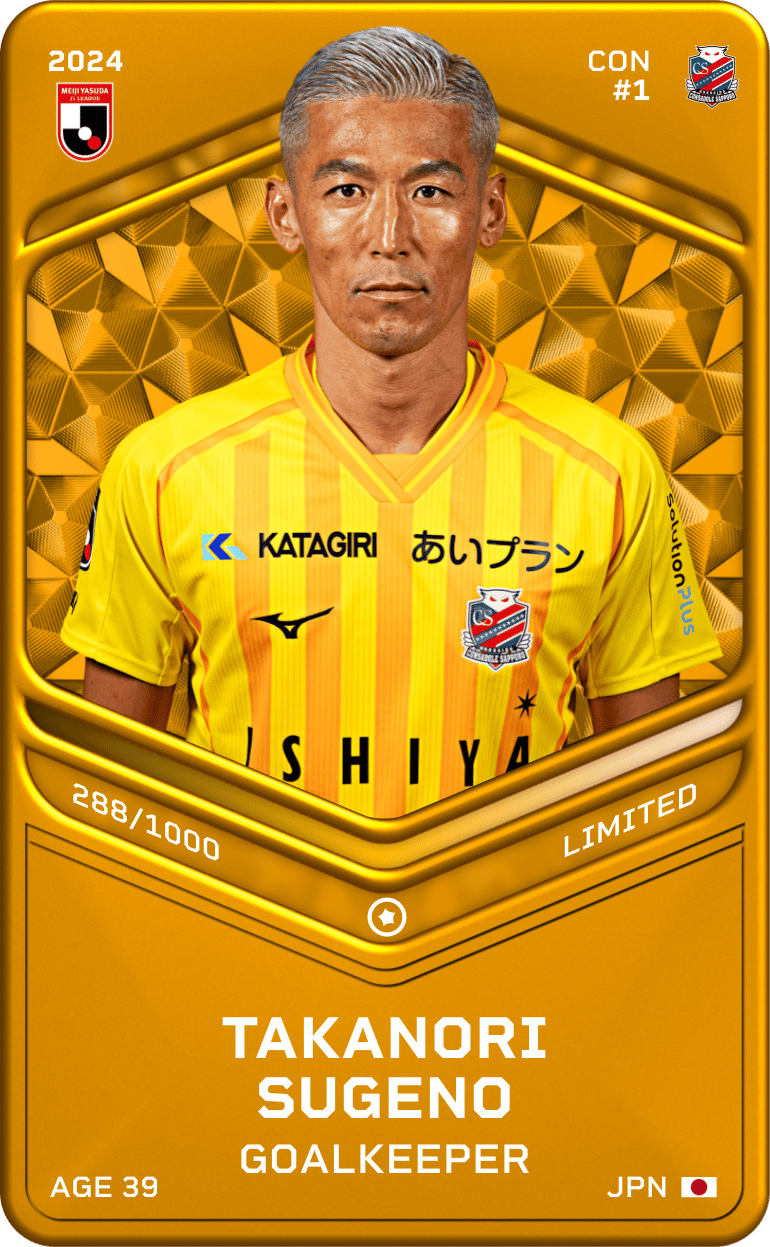 Takanori Sugeno 2024-25 • Limited 288/1000