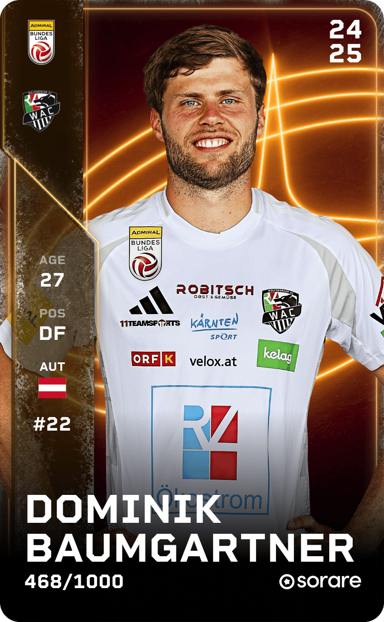 Dominik Baumgartner 2024-25 • Limited 468/1000