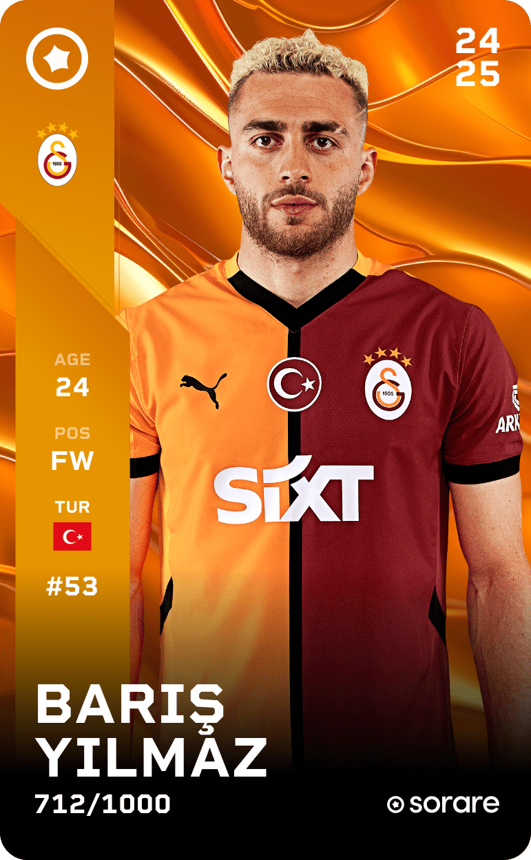 Barış Yılmaz 2024-25 • Limited 712/1000