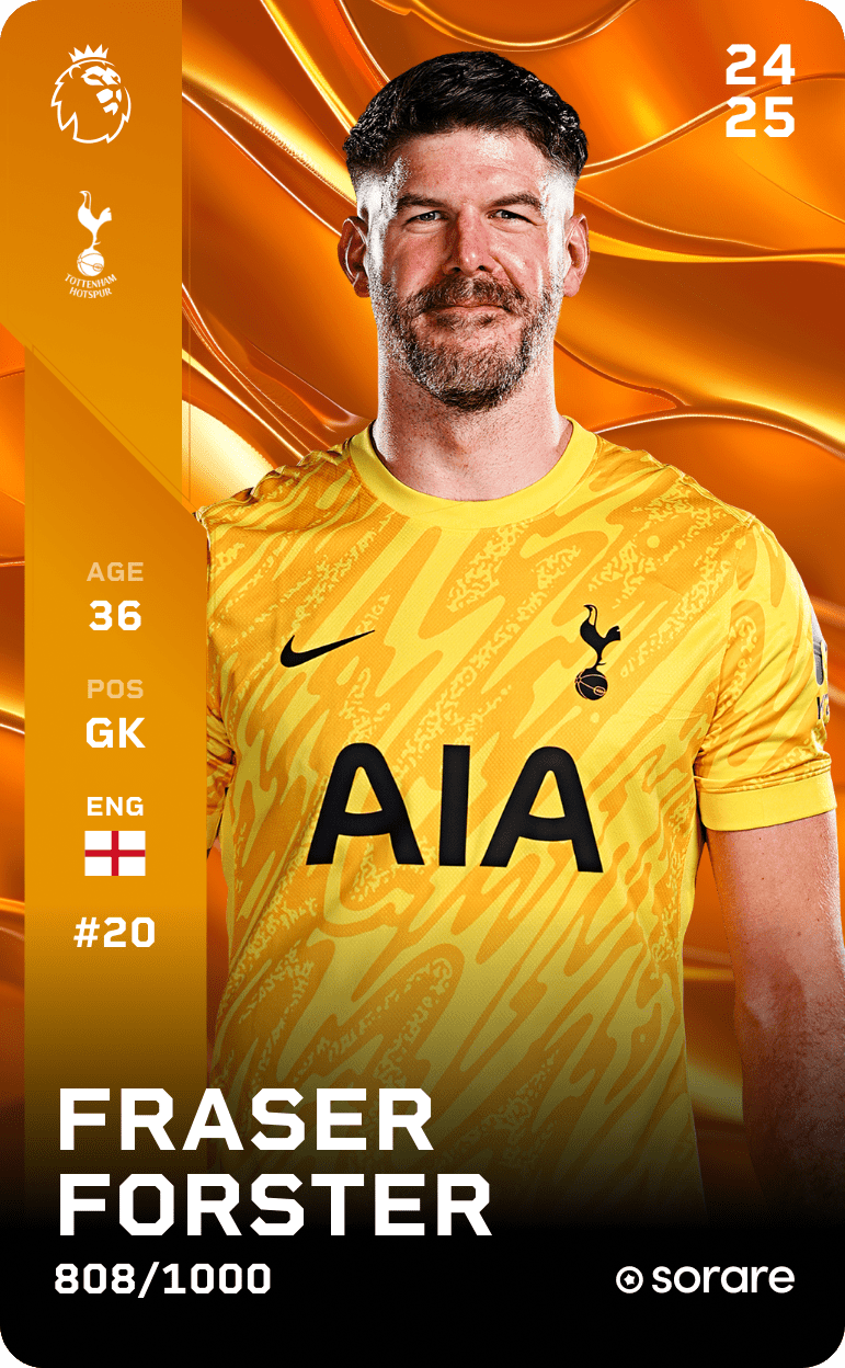 Fraser Forster 2024-25 • Limited 808/1000