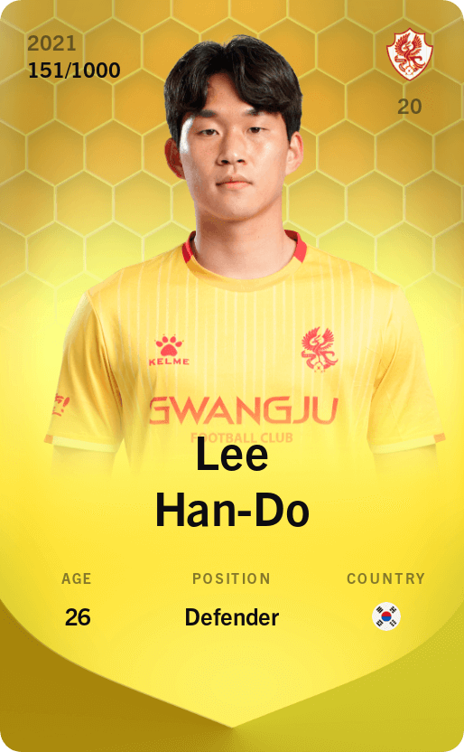 Lee Han-Do 2021-22 • Limited 151/1000