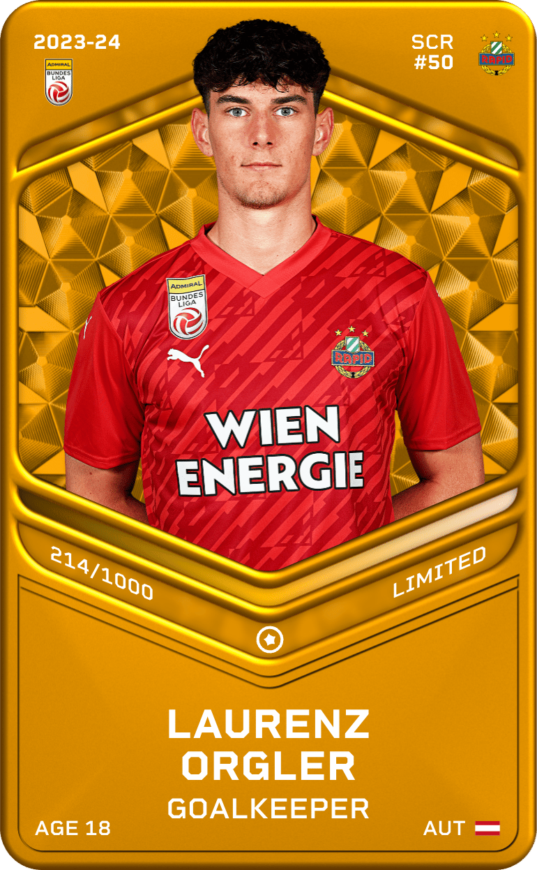 Laurenz Orgler 2023-24 • Limited 214/1000