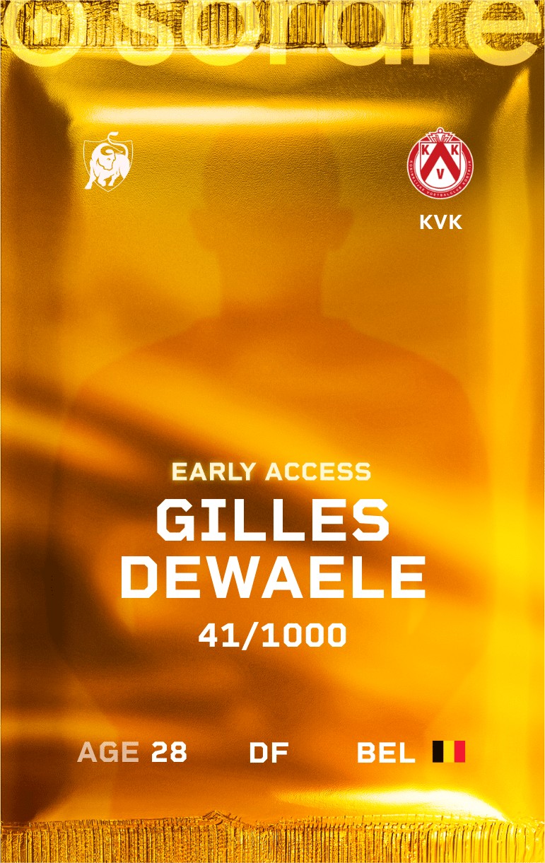 Gilles Dewaele 2024-25 • Limited 41/1000