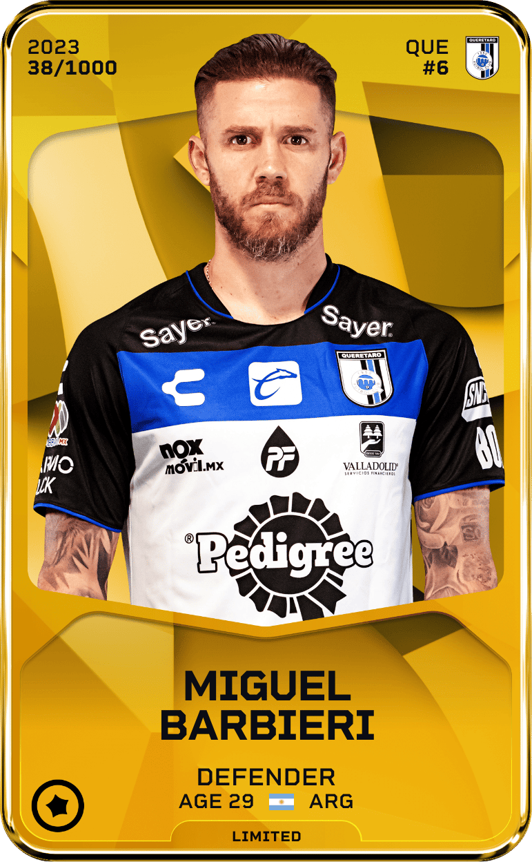 Miguel Barbieri 2023-24 • Limited 38/1000