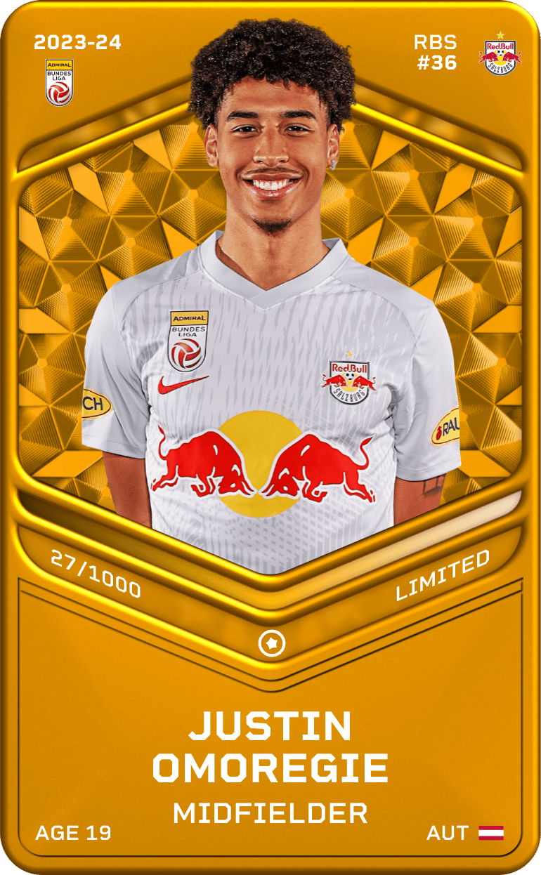 Justin Omoregie 2023-24 • Limited 27/1000