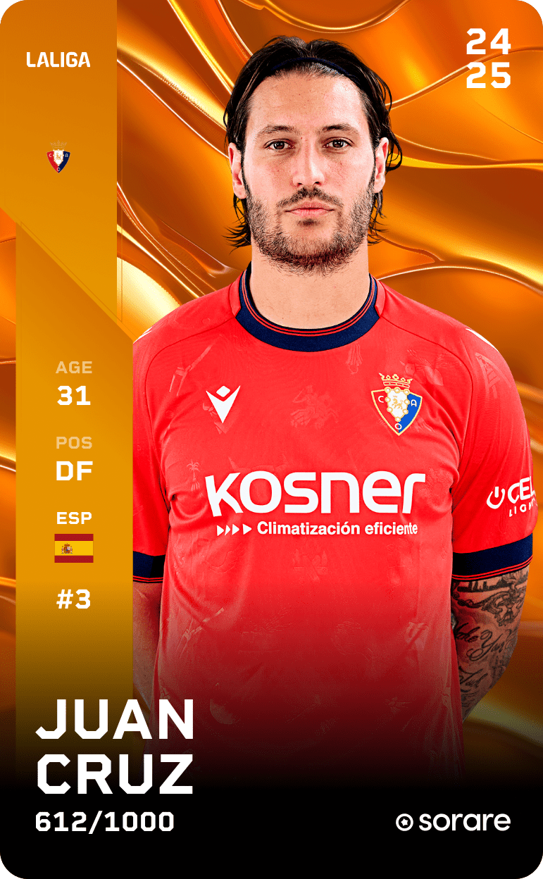 Juan Cruz 2024-25 • Limited 612/1000