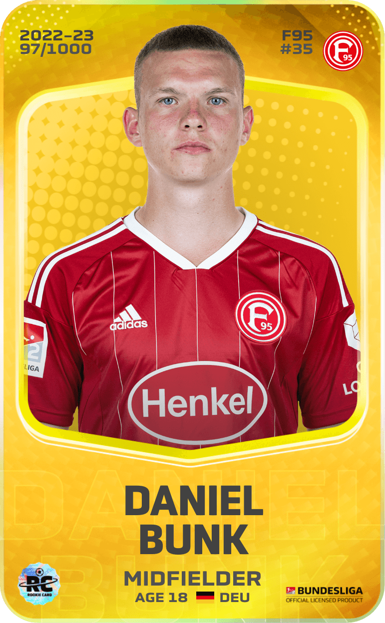 Daniel Bunk 2022-23 • Limited 97/1000