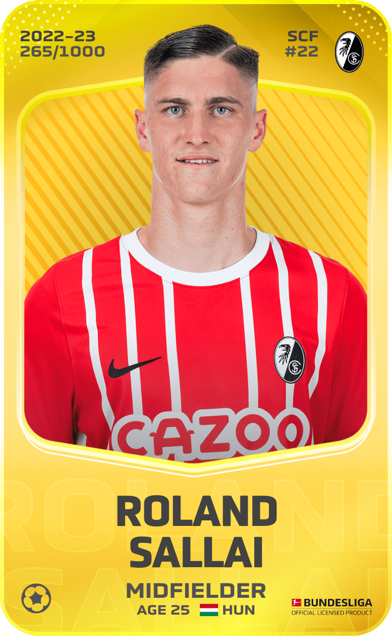 Roland Sallai 2022-23 • Limited 265/1000