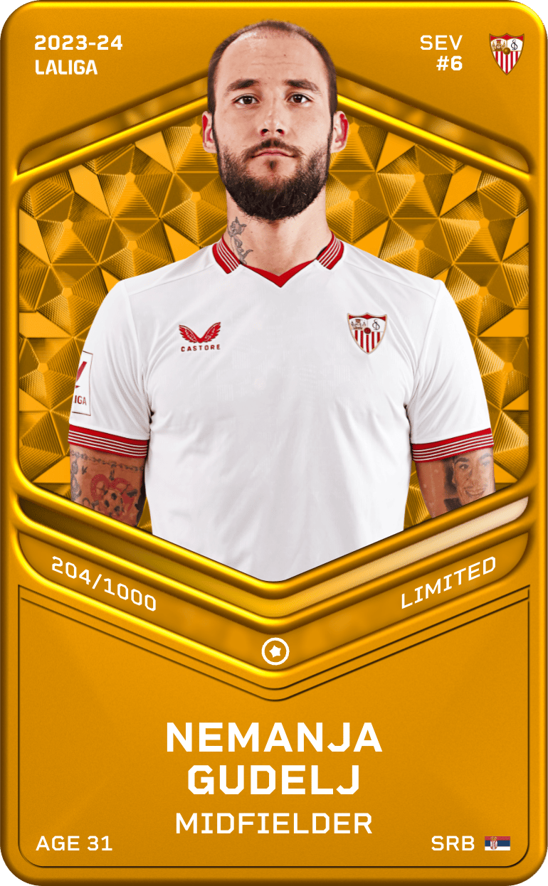 Nemanja Gudelj 2023-24 • Limited 204/1000