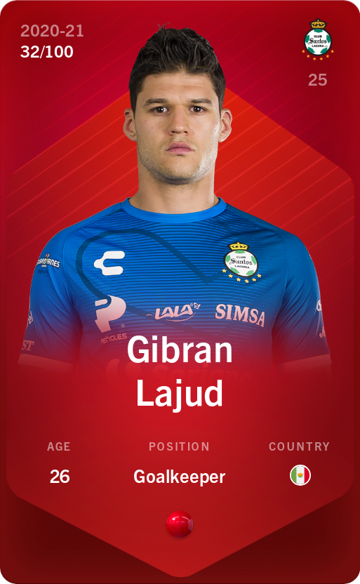Sorare - Sorare Official - Gibran Lajud 2020-21 • Rare 32/100 - NFT # 41970679882045783110352251961988578554766682499906001348676837806652090581837