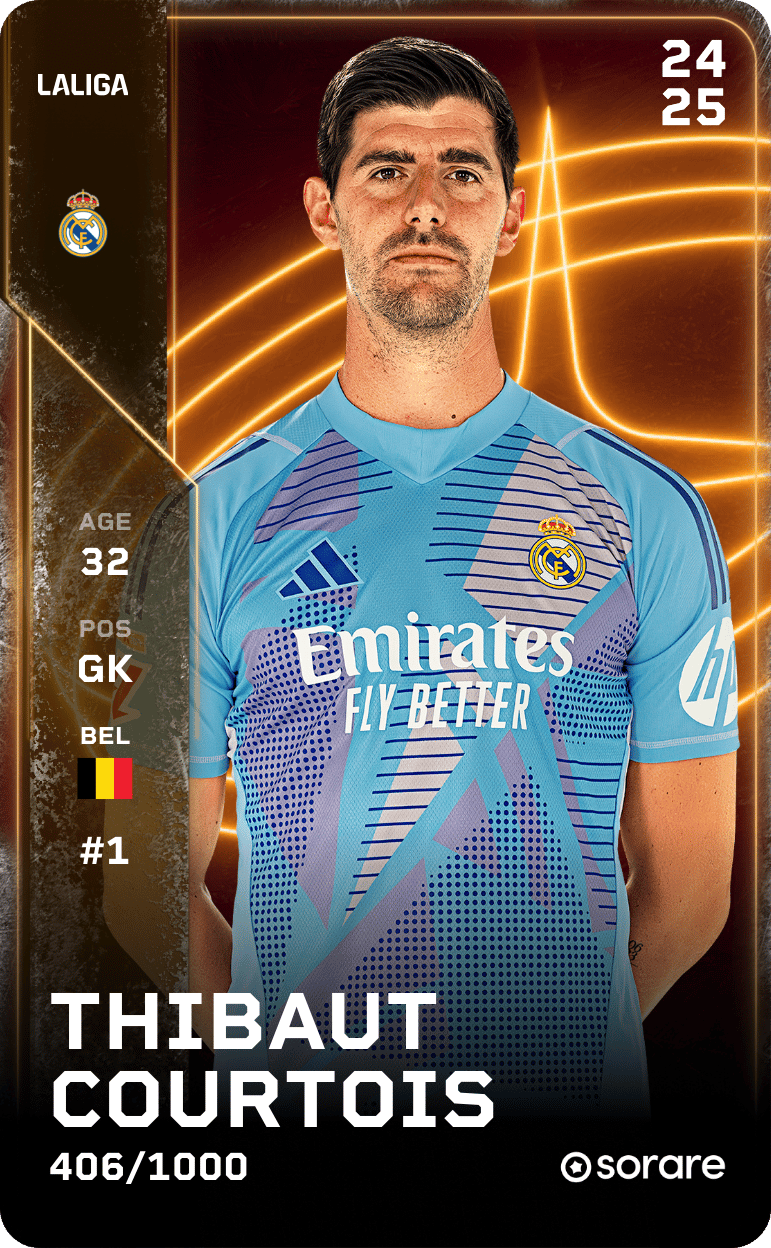 Thibaut Courtois 2024-25 • Limited 406/1000